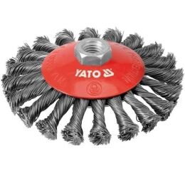 Kartáč drátěný boční M14 x 125 mm INOX