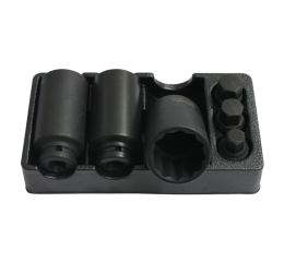  Sada kovaných vnútorných nástrčných kľúc 1/2", tisíchranné a vonkajšie HEX nástrčné kľúče 1/2", 6ks - TJ9152