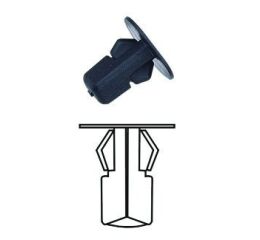 Plastové příchytky čalounění, 10 ks