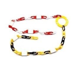 Kruh na uchycení řetězu na stojan žlutý - PTCR01-05