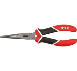 Prodloužené rovné půlkulaté kleště 200 mm, DIN 5746  CrV - YT-1944