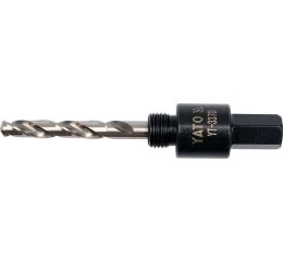 Unašeč šroubový pro vrtací korunky 14 - 30 mm HEX 11 mm 1/2" - YT-3370