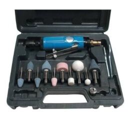 Pneumatická priama brúska, 15-dielna sada - GU40032
