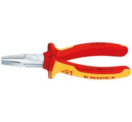 Rovné ploché kliešte 160 mm KNIPEX VDE, chrómované - 2006160