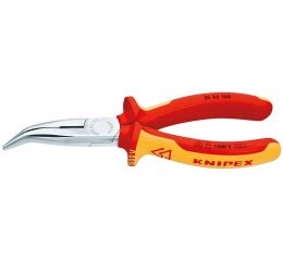 Pologuľaté kliešte s britmi chrómované 160 mm - 2526160