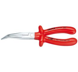 Pologuľaté kliešte s britmi chrómované 200 mm - 2627200