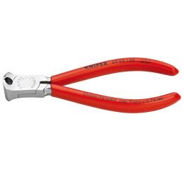 Čelné štípacie kliešte pre mechanikov chrómované potiahnuté plastom 130mm - 6903130