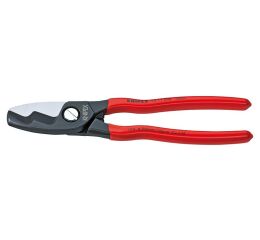 Káblové nožnice s dvojitým britom potiahnuté plastom 200 mm - 9511200