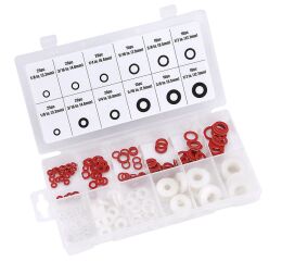 Sada podložiek, fíber, nylon,  200 ks - TC565003