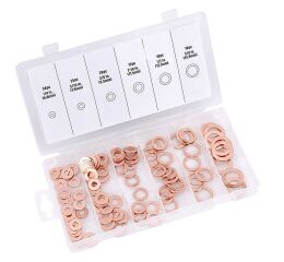 Sada medených podložiek, 110 ks - TC565167