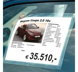 Priľnavé dosky A4, statická fólie - transparentné - bez rámčeka - 744000040