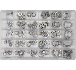 Podložky hliníkové sada 300 ks