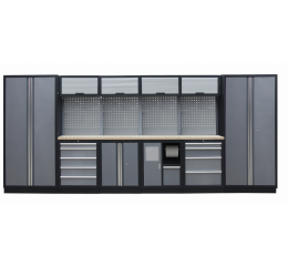 Kvalitný PROFI dielenský nábytok - 4535 x 2000 x 495 mm - TGS1301AH