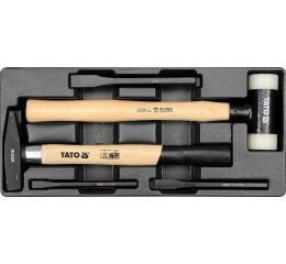 Vložka do zásuvky - kladivá, dláta a sekáče 5ks - YT-5540