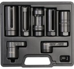 Sada kľúčov nástrčných na lambda sondy a vstreky 7 ks - YT-1751