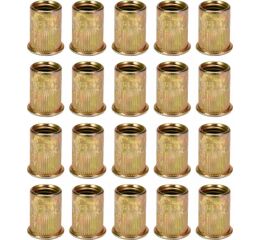 Oceľové nitovacie matice M4, 20ks - YT-36471