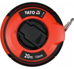Ocelové měřící pásmo 20m, šířka 13mm - YT-71580