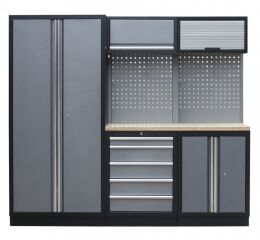 Zostava PROFI dielenského nábytku s vysokou širokou skriňou 5ks - TGS1300WA