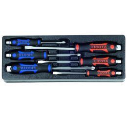 Sada úderových skrutkovačov, 6 ks - LIACK384015