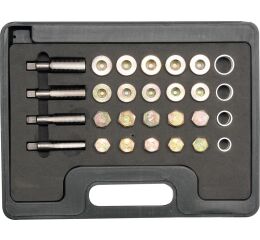 Sada na opravu vypúšťacích skrutiek olejových vaní - YT-1757