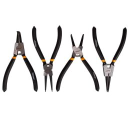 Sada klieští na poistné krúžky 4ks, 180 mm - HT101401