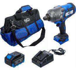 Sada AKU rázového uťahováka, 1200 Nm, 18 V - BGS 7391