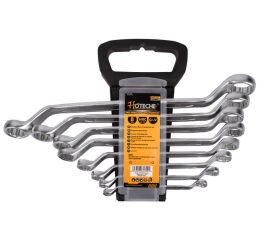 Sada očkových vyhnutých kľúčov, 8 ks - HT191009