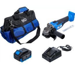 AKU uhlová brúska, sada, 18 V - BGS 7396