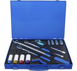 Sada momentových kľúčov 1/4", 3/8", 1/2", 31dielna, BGS - B74305