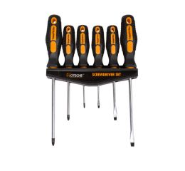 Sada krížových a plochých skrutkovačov 6 ks - HT241106
