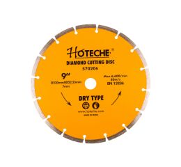 Diamantový rezný kotúč, 230 mm, segmentový - HT570206