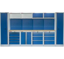Kvalitný PROFI BLUE dielenský nábytok 3920 x 495 x 2000 mm - MTGS1300A7
