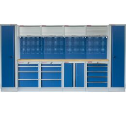 Kvalitný PROFI BLUE dielenský nábytok 3920 x 495 x 2000 mm - MTGS1300A9