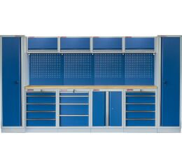Kvalitný PROFI BLUE dielenský nábytok 3920 x 495 x 2000 mm - MTGS1300AA