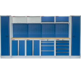 Kvalitný PROFI BLUE dielenský nábytok 3920 x 495 x 2000 mm - MTGS1300AA8