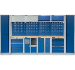 Kvalitný PROFI BLUE dielenský nábytok 3920 x 495 x 2000 mm - MTGS1301AB