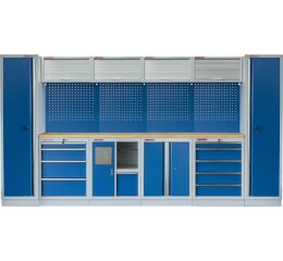 Kvalitný PROFI BLUE dielenský nábytok 3920 x 495 x 2000 mm - MTGS1301AP
