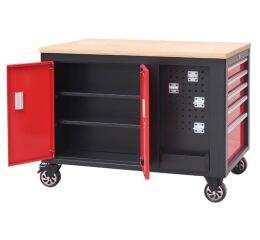 Dielenský vozík COLOSSUS na náradie 360°, 10 zásuviek - TBRG6810