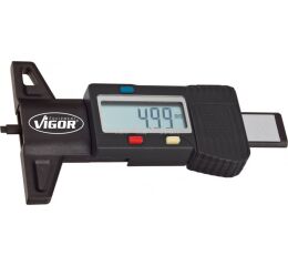 Digitálny merač hĺbky dezénu pneumatík 0-27 mm VIGOR - V1584