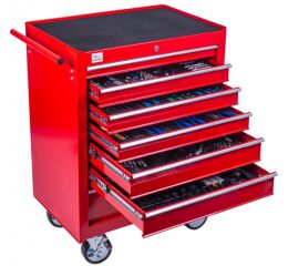 Dielenský vozík s náradím Hellboy, 255 dielov, 7 zásuviek - TBR4607BAL