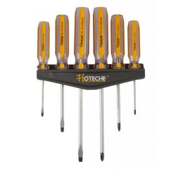 Sada plochých a krížových skrutkovačov 6 ks - HT241206