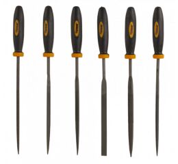 Sada ihlových pilníkov, 6 ks - HT403106