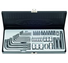 Sada kľúčov a bitov, Torx 40 ks - LIABS80003
