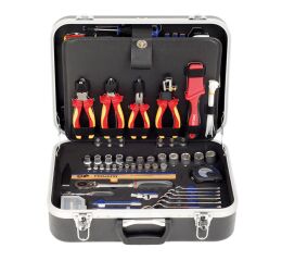 Kufor s PROFI VDE náradím, 1/4", 1/2", 128 ks - 8683