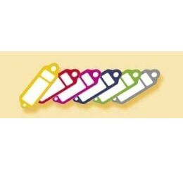Prívesky na kľúče Plastik malé - žlté - 434030150