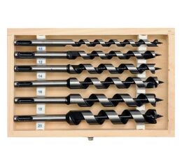 Sada hadovitých vrtáků do dřeva 10.12.14.16.18.20 délka 200mm SDS plus