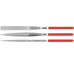Sada pilníků jehlových diamantových 5 x 180 mm 3 ks - YT-6155