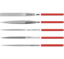 Sada pilníků jehlových diamantových 5 x 180 mm 5 ks - YT-6156