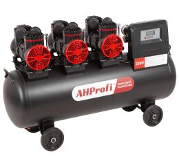 Bezolejový kompresor 100L, 3x1450W, 6 piestov - AH0100