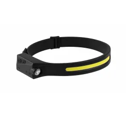 Čelová lampa COB LED so senzorom pohybu, 5 W, 300 lm